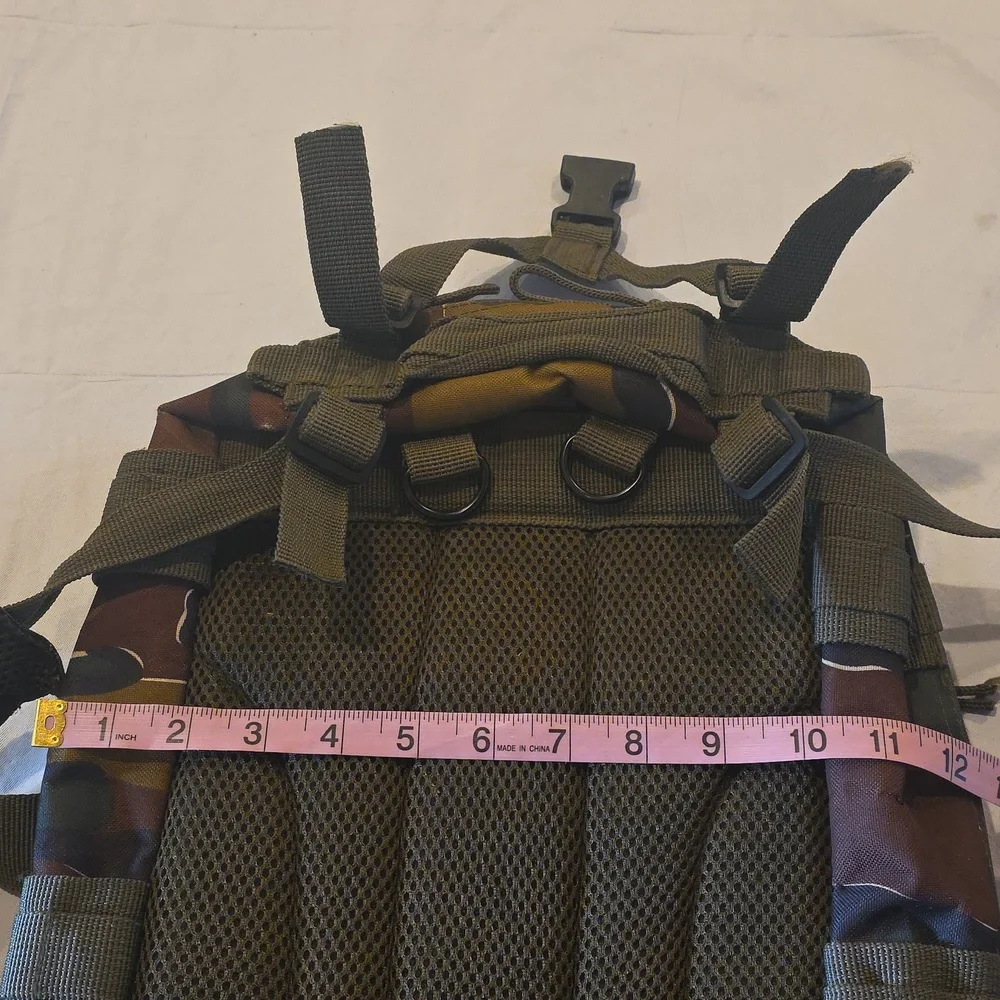 Unbranded Tactical‎ Backpack Camouflage 18x12x6